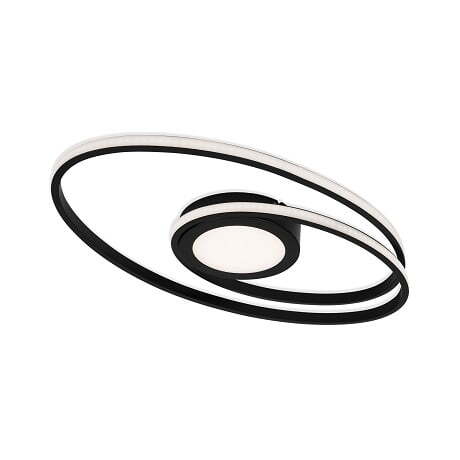 Plafoniera Led Briloner D.570mm 22w Nera 3000k BRILONER 3053015