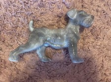 Vintage Scottish Terrier Gray Scottie Dog Figurine Japan