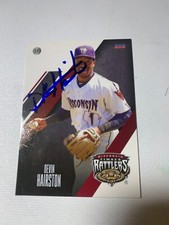 Devin Hairston Signed Card 2018 Wisconsin Timber Rattlers IP Auto