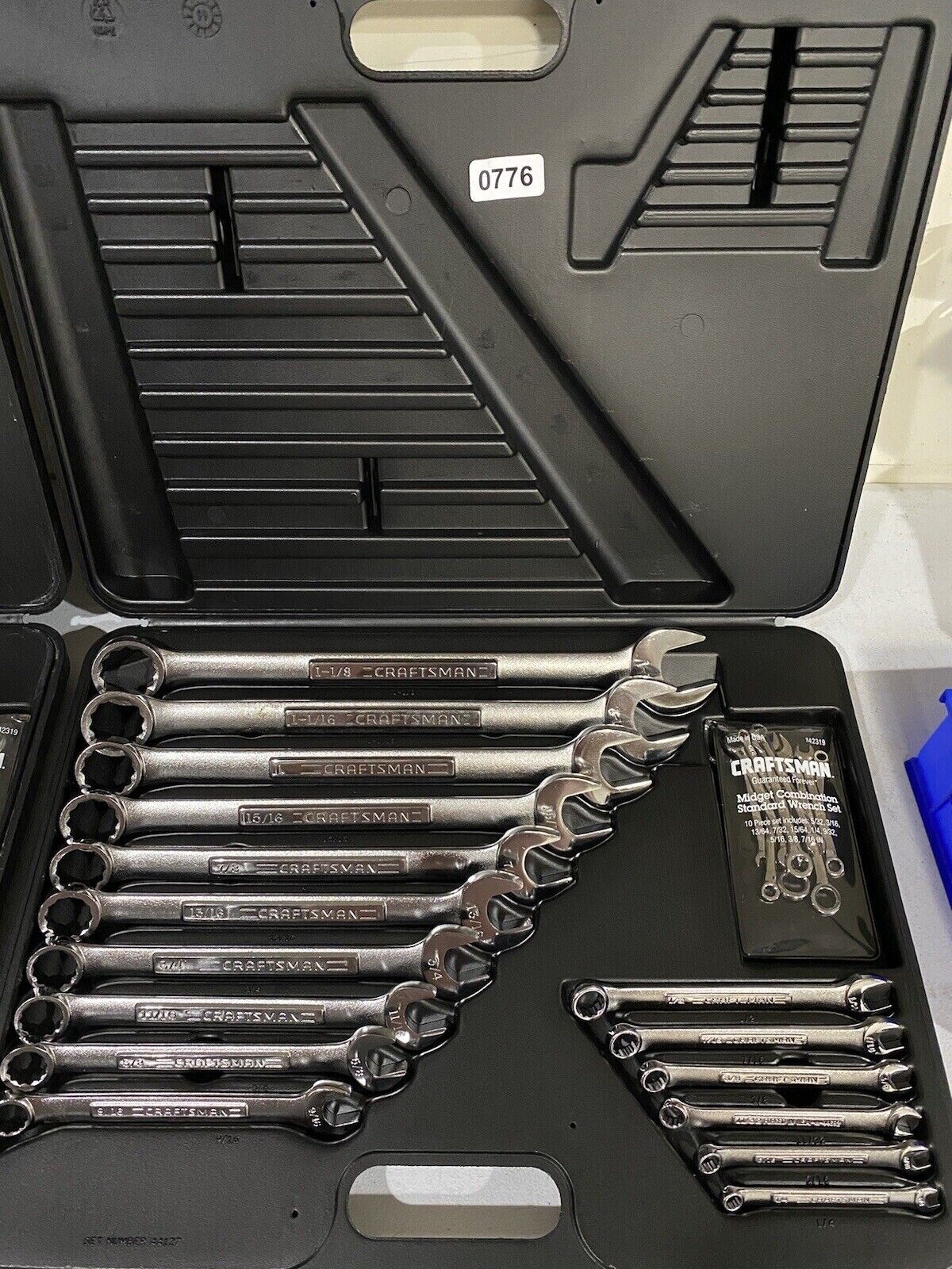 Craftsman USA 26Piece 12pt Standard Combination Wrench Set with Case