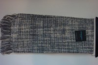 Cynthia Rowley Woven Decorative Throw White Ivory Grey Cynthia Rowley Woven Decorative Throw White Ivory Grey