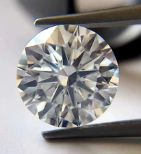 3Ct Round Cut Natural D Color Lab grown Loose CVD Diamond VVS1 Clarity Certified