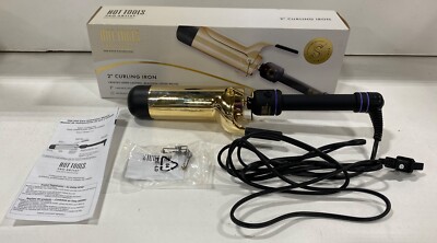 Hot Tools Pro Artist 24K Gold 2'' Curling Iron Jumbo Long Lasting Defined Curls