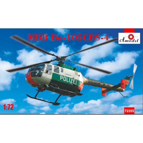 AMODEL 72355 Helicopter MBB Bo-105CBS-4 Scale 1:72 - Plastic model kit - Picture 8 of 12