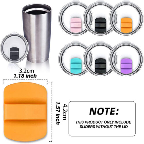 20/30oz Magnetic Slider Spill Proof Replacement Lid for YETI Rambler Tumbler Cup - Picture 28 of 32