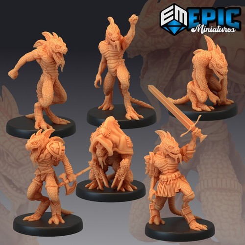 Serpentia Reborn Set/Swamp & March Encounters Collection(x19)/TTRPG/Epic - Picture 6 of 7