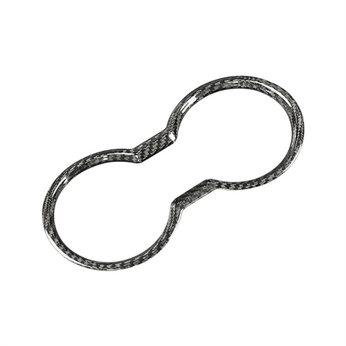 Real Carbon Fiber Water Cup Holder Drink Cup Ring Cover For Ford Mustang 2024-25 - Zdjęcie 7 z 12