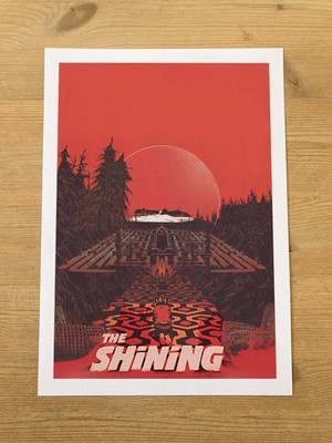 THE SHINING Poster Retro Kunstdruck Minimalistischer Film A3 A4 A5