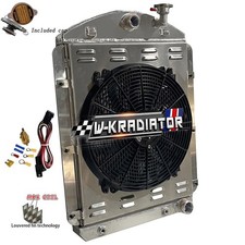 Radiatorshroud Fan For 1941-1946 1942 Chevy Truck Pickup V8 Small Block 2-rows