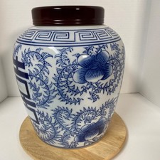 蓝色和白色罐在中国古董花瓶| eBay