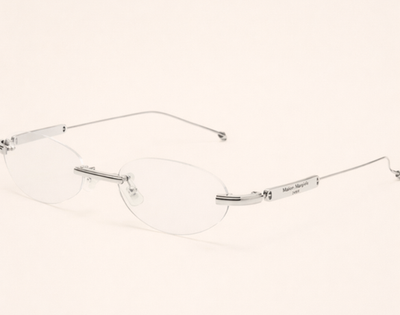 Gentle Monster Maison Margiela MM217 02 eyeglass Silver/Clear New