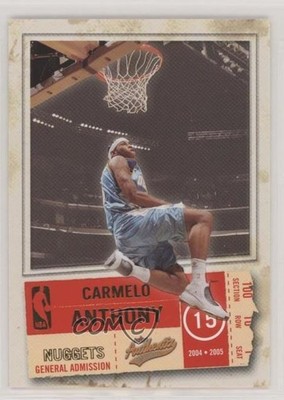 2004-05 Fleer Authentix General Admission 66/100 Carmelo Anthony #76 HOF 0tw4
