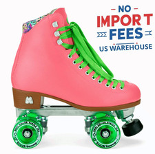 Moxi Beach Bunny Watermelon Roller Skates Size 6 Outdoor Quad High Top Boot