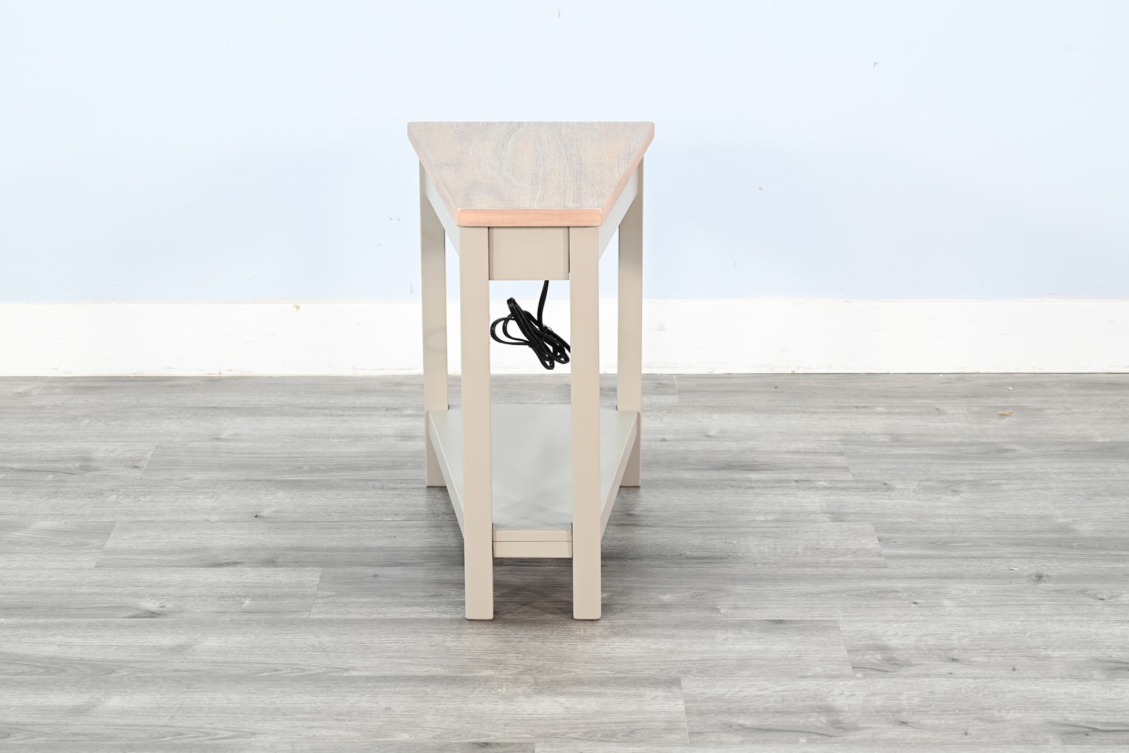 Sunny Designs Chair Side Table with Power Strip