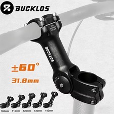 BUCKLOS 31.8mm Mountain Road Bike Stem Riser Adjustable MTB Bicycle Handlebar US
