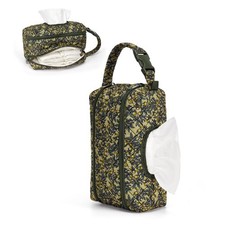 Double-Layer Wipe Holder Quilted Wipes Bag Small Hanging Diaper Bag Portable ...