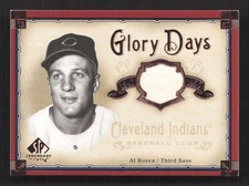 2005 SP Legendary Cuts Al Rosen -AR Glory Days Material Cleveland Indians TV2629