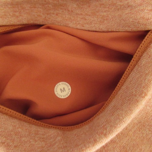 Lululemon Sweat Shorts Mens M Orange Pull On Lounge Athletic Pockets - Picture 4 of 4