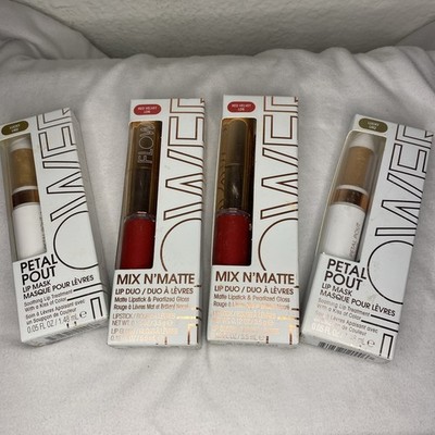 Flower Beauty Mix N' Matte Lip Duo Set  Of 4 Nib