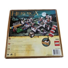 LEGO Games 3860 Heroica CASTLE FORTAAN GAME 100% Complete w/ Box Manuals & Rules