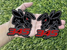 Red Eyes 345 Hornet Badges Emblem Bee 2 Badges Fender Aggressive Matteblack Red Eyes 345 Hornet Badges Emblem Bee 2 Badges Fender Aggressive Matteblack
