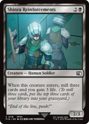 Shinra Reinforcements #118 - Final Fantasy - MTG Common