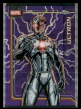 2026 Topps Chrome Marvel Comics #185 Ultron Storm's Purple Lightning #/75