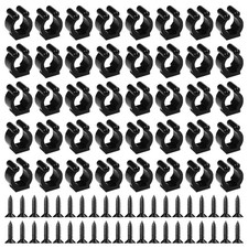 40 PCS Fishing Rod Clips, Wall Mounted Fishing Rod Holders, Billiards Snooker...