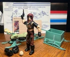 Gi Joe Zartan 1984 Lot 100%Complete+Swamp Skier+File Card+Blueprints+Dukes Head