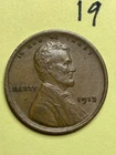 1913 LINCOLN WHEAT CENT,  high condition coin, XF, #19