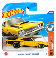 Hot Wheels '69 Dodge Coronet Superbee Muscle 5/10 2025 208/250 1:64 Modellauto
