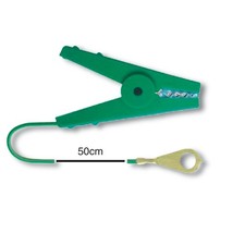 Electra Erd-Anschlusskabel mit Krokodilklemme, grün Verbindungskabel Erdkabel