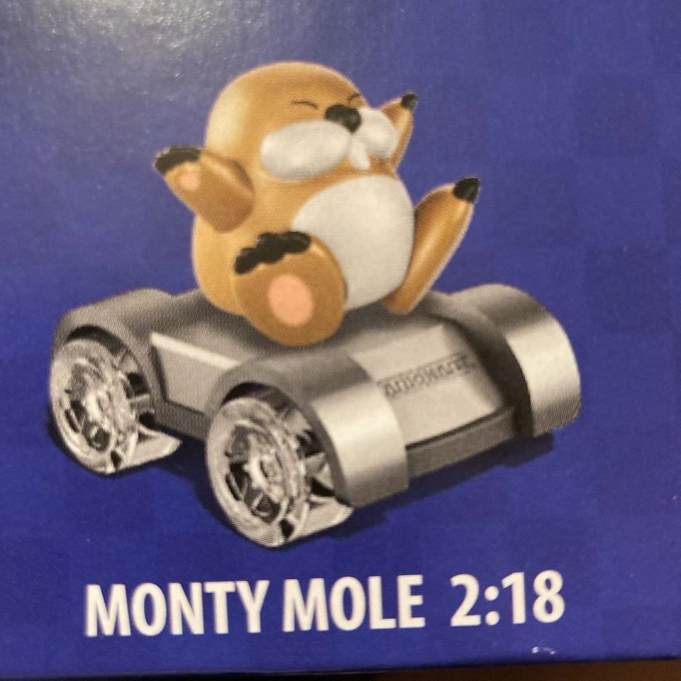 HOT WHEELS MARIO KART BLIND BOX SERIES 1 MONTY MOLE & GOOMBA UNOPENED 2 Pcs - Image 2 of 4