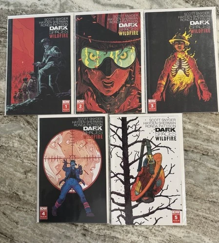 Dark Spaces: Wildfire #1-5 CVR A Complete Series IDW Scott Snyder NM 🔥🔥