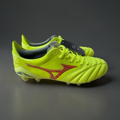 Mizuno Morelia Neo IV FG Japan KL Neon Yellow Soccer Cleat US Size 7.5 Brand New