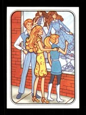 1983 Panini Barbie Sticker Card 156 Back from Vacation BXCP14