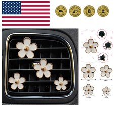 8PCS Car Daisy Flower Air Vent Clip, Cute Auto Outlet Air Conditioning Clip, ...