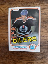 1981-82 O Pee Chee Kevin Lowe Rookie Card #117; Edmonton Oilers . rookie card picture