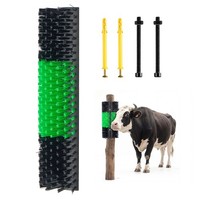 Uimoso KratzbüRste 43 Cm ViehbüRste ScheuerbüRste FüR Rinder GrüN/Schwarz