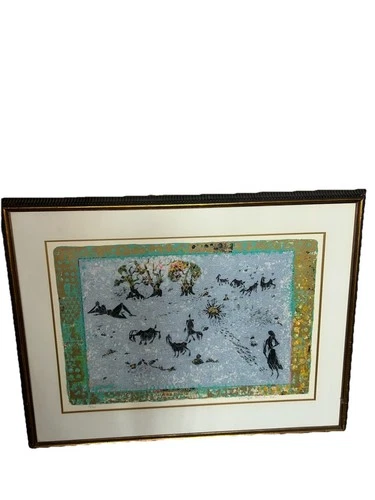 49/150 Shraga Weil (1918 - 2009) art work 32.5" X 25"