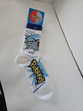 NWT Vintage Pokemon 09 Blastoise Socks Boys Size 6-8 1/2