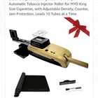 HSPT Golden Rainbow Electric Cigarette Rolling Machine Adjustable Density Loa