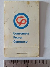 Vtg Consumer's Power Company Michigan Matchbook style Mending Kit