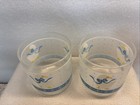 2 Vintage Libbey Country Goose Duck Drinking Glasses 3.5” T X  3” W Frost Dots — photo 2