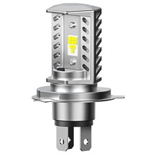 H4 9003 Led White Motorcycle Bulb Headlight High Power Lamps 6500k Upgrade 24x