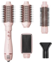 Wavytalk AIR SCULPT 4-in-1 Hot Air Hair Dryer Brush Set PINK Blow-out Styler New