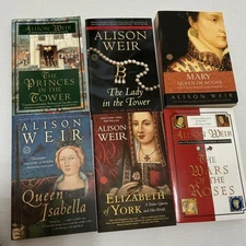 Alison Weir Lot of  6 Books English Royalty