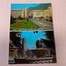  BOLZANO PIAZZA MAZZINI FONTANA DELLE RANE  - VECCHIA CARTOLINA A COLORI