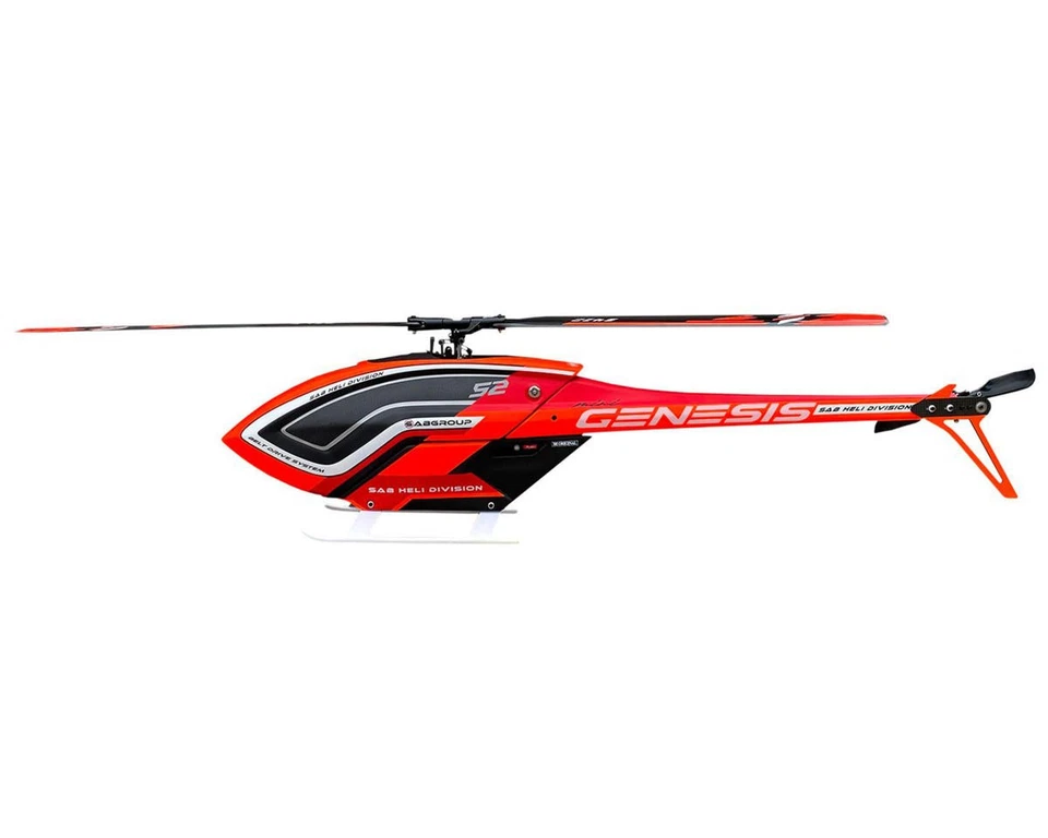 SAB Goblin Mini Genesis 420 Competition Electric Helicopter Kit (Orange) - Image 3 of 3