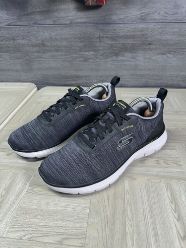Skechers Schwarz Sportschuhe Flex Advantage 5.0 Mesh Herren 9,5 Memory Foam 232823